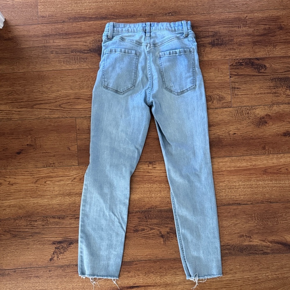 Wild Fable High Rise Slim Straight Blue Jeans - Picture 6 of 9